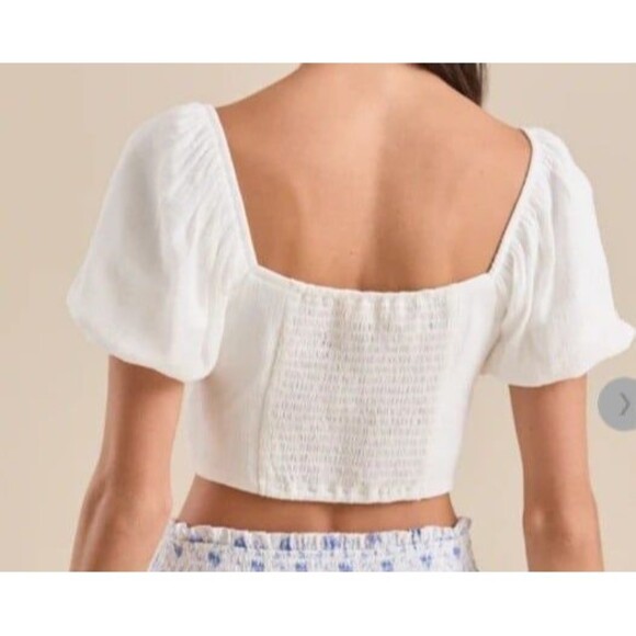 NWT Altar'd State Janet Ribbon Top Size Small - Picture 3 of 6